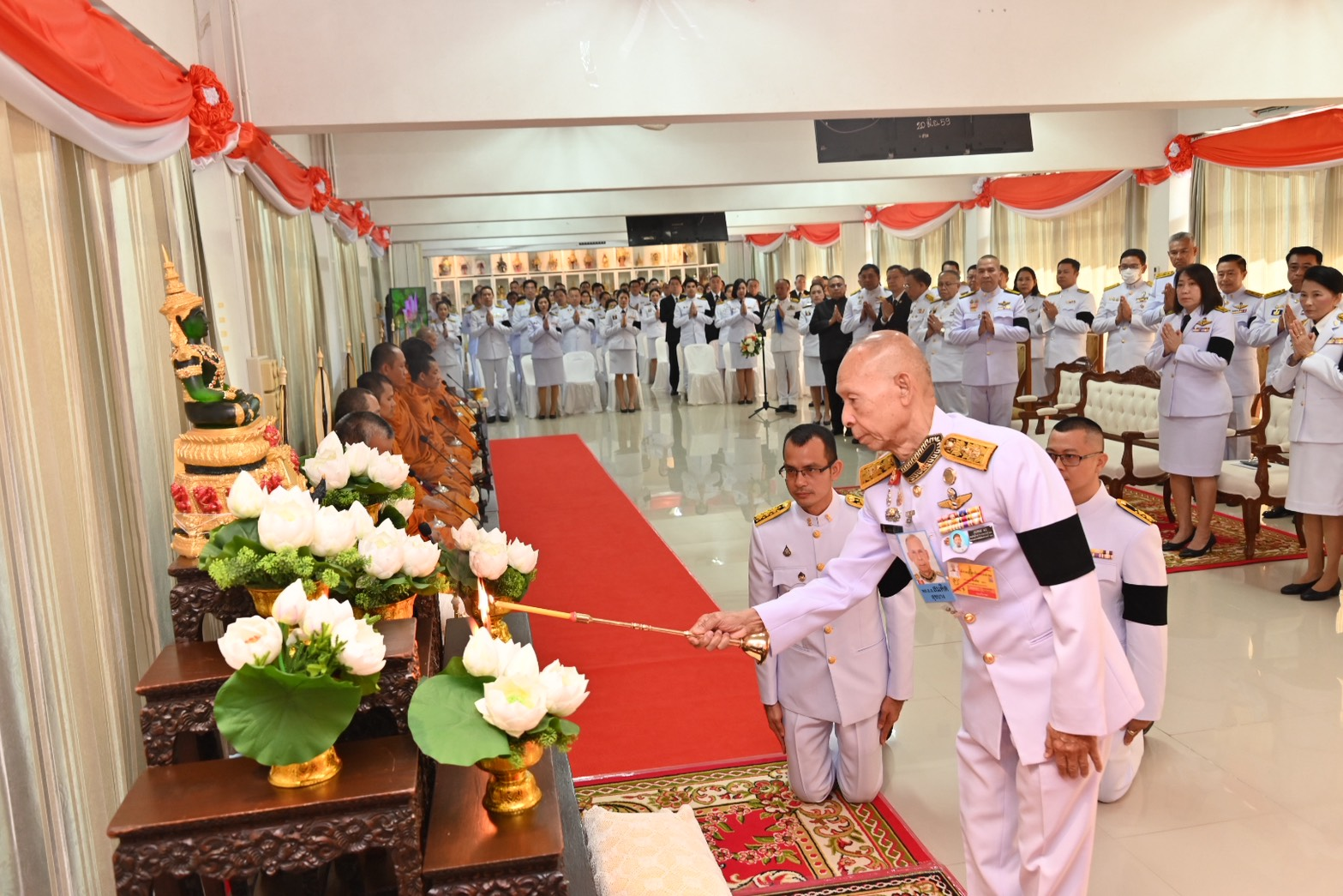 กรมบังคับคดีร่วมพิธีเจริญพระพุทธมนต์เนื่องในโอกาสวันคล้ายวันประสูติสมเด็จพระเจ้าลูกเธอ เจ้าฟ้าพัชรกิติยาภา นเรนทิราเทพยวดี กรมหลวงราชสาริณีสิริพัชร มหาวัชรราชธิดา 